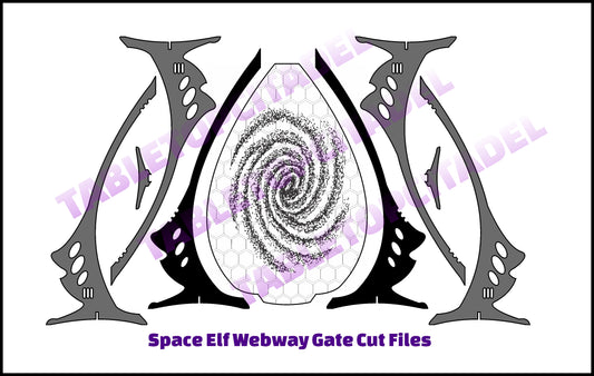 Space Elf Webway Gate Cut Files 40k