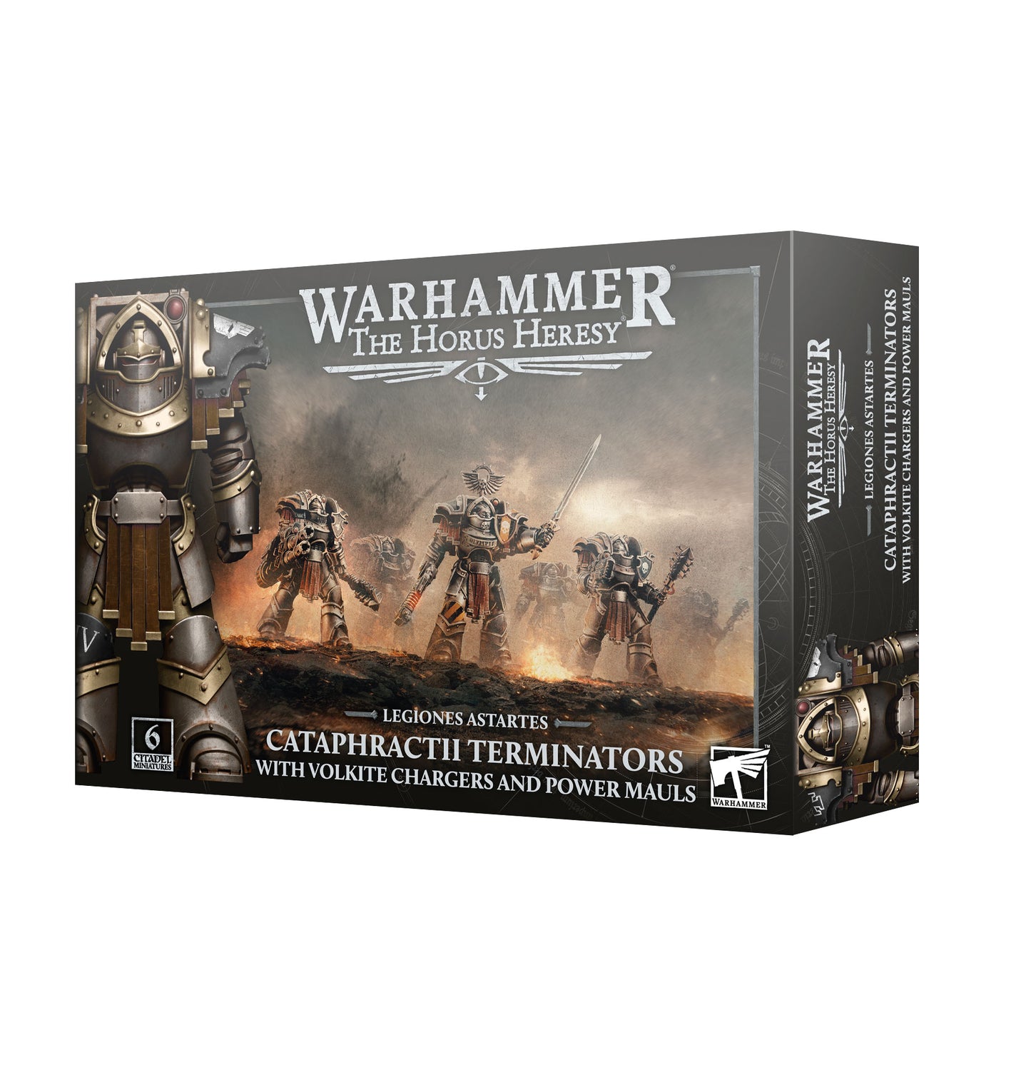 Games Workshop The Horus Heresy Cataphractii Terminators with Volkite Chargers and Power Mauls PRE-ORDER