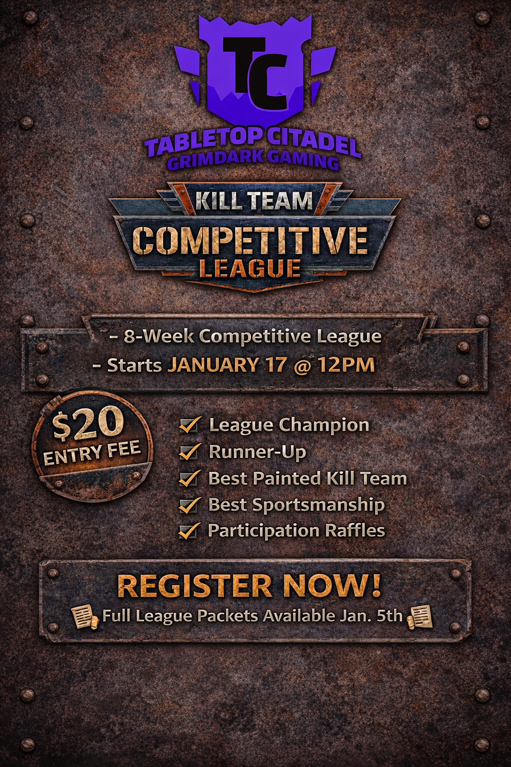 Kill Team Competitive League 2026 Q1