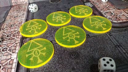 Aeldari Craftworlds 40k Objective Markers (40mm)