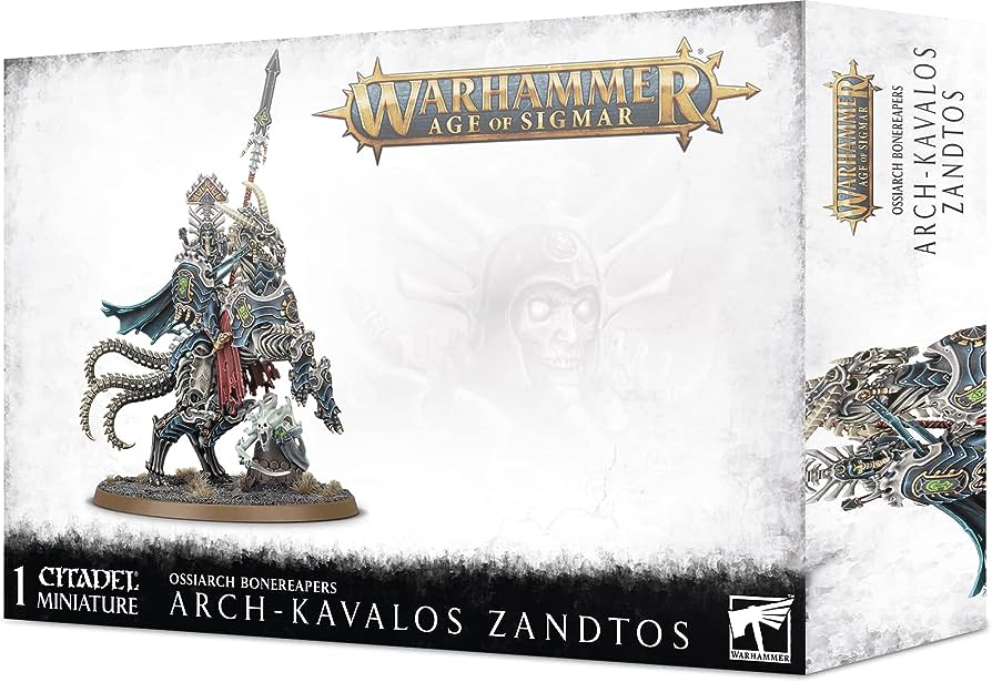 Games Workshop Warhammer Age of Sigmar Ossiarch Bonereapers Arch-Kavalos Zandtos