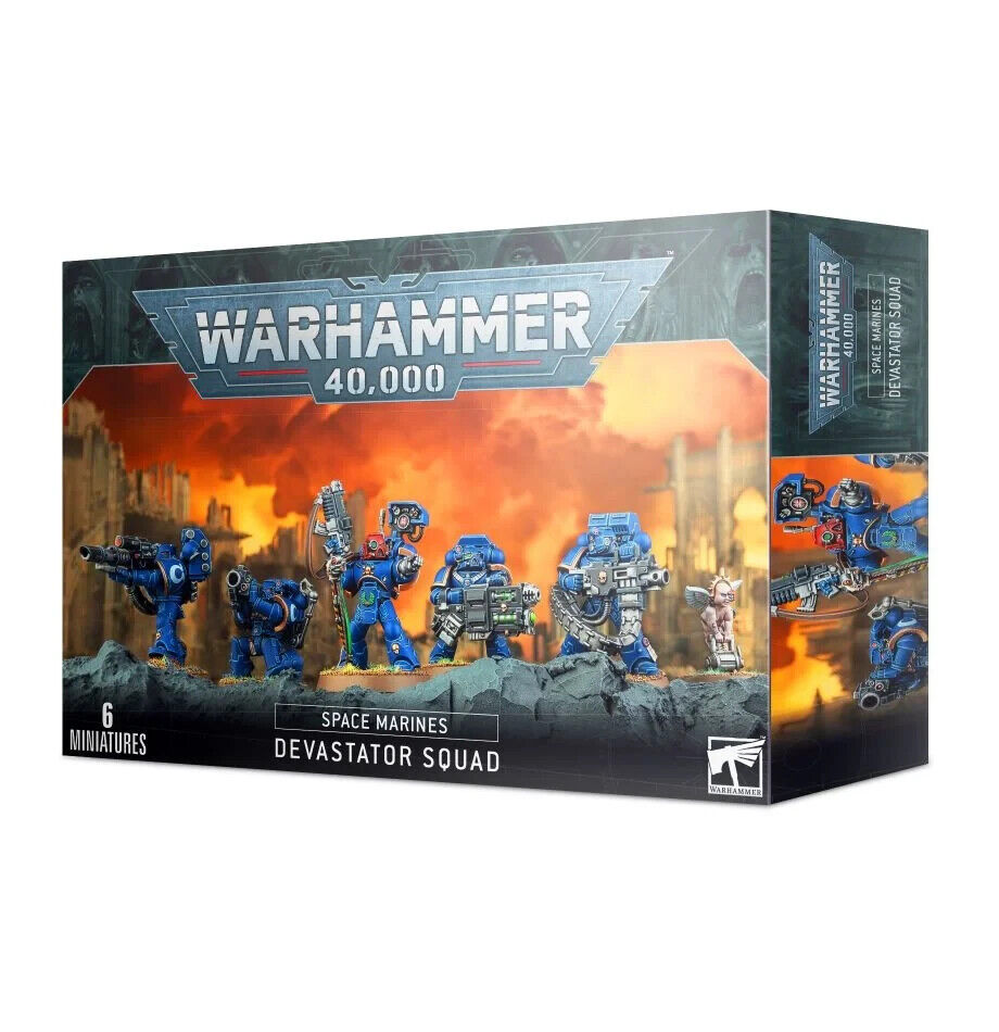 Games Workshop Warhammer 40k Space Marines Devastator Squad