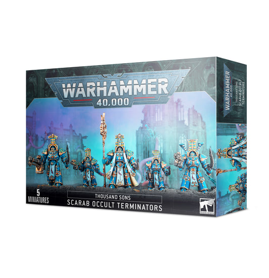 Games Workshop Warhammer 40,000 Thousand Sons Scarab Occult Terminators
