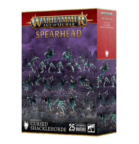 Games Workshop Warhammer Age of Sigmar Spearhead Nighthaunt Cursed Shacklehorde