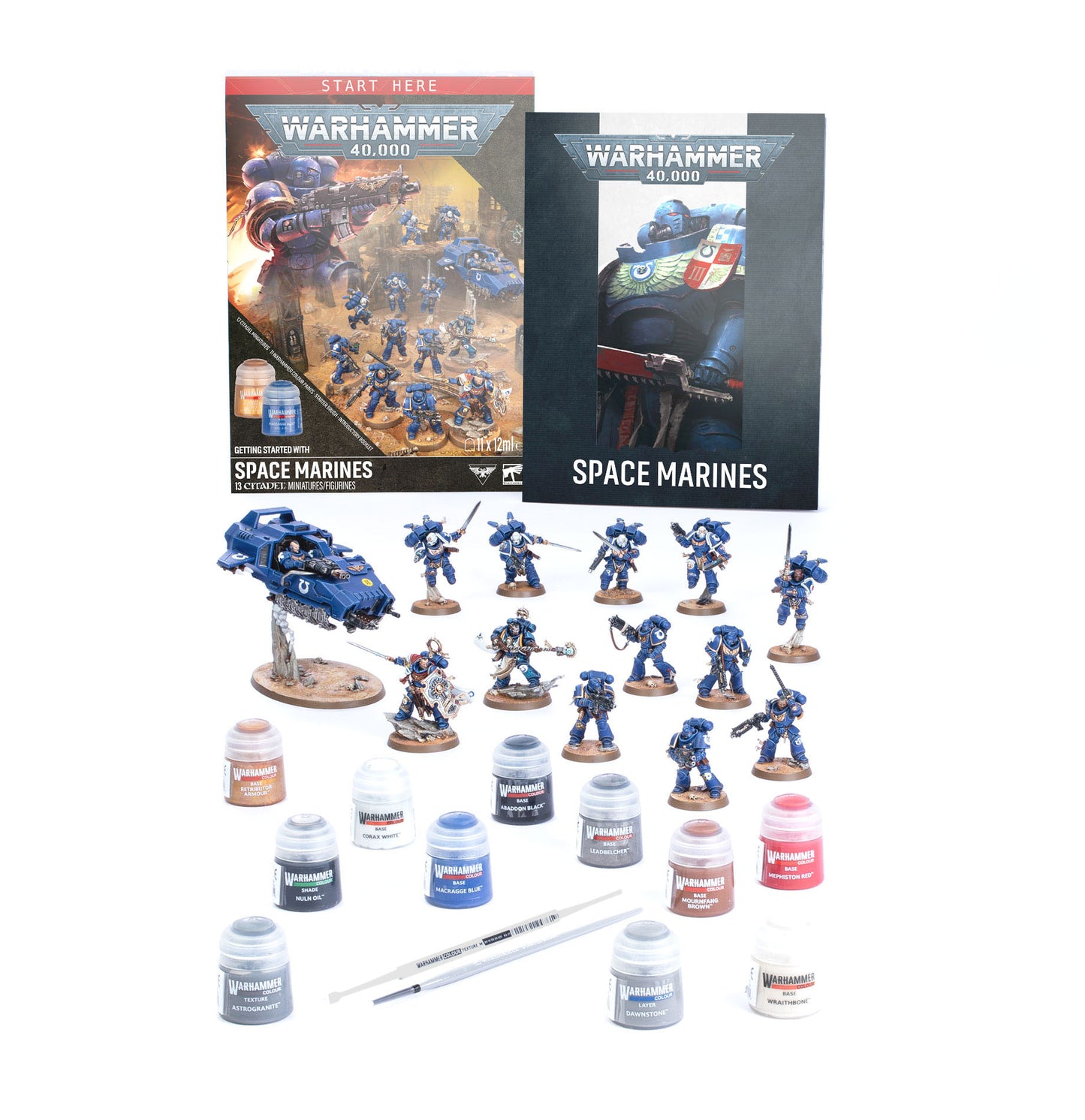 Games Workshop Warhammer 40,0000 Getting Started with Space Marines