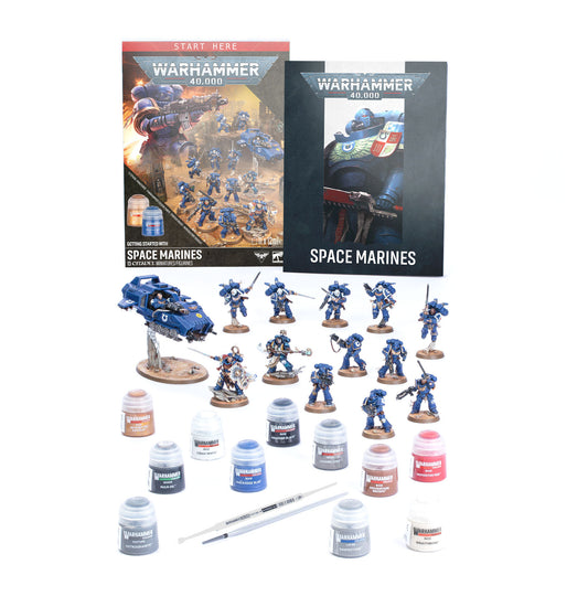 Games Workshop Warhammer 40,0000 Getting Started with Space Marines