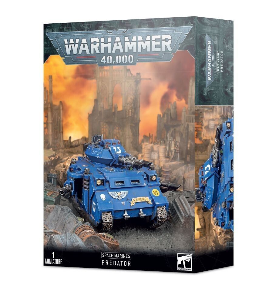 Games Workshop Warhammer 40k Space Marines Predator Annihilator/Destru ...