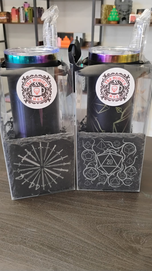 Mimic's Mug Tumbler and Coaster Set