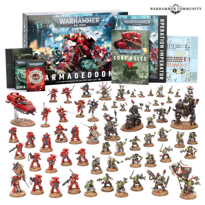 Games Workshop 11th Edition Armageddon Launch Box Pre-Order with Terrain Footprint Bonus
