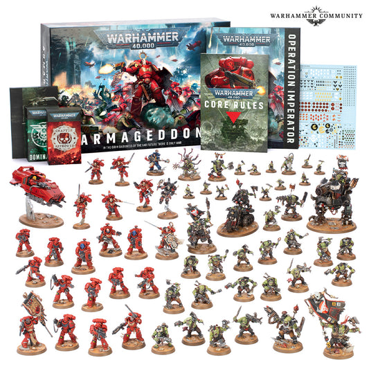 Games Workshop 11th Edition Armageddon Launch Box Pre-Order with Terrain Footprint Bonus