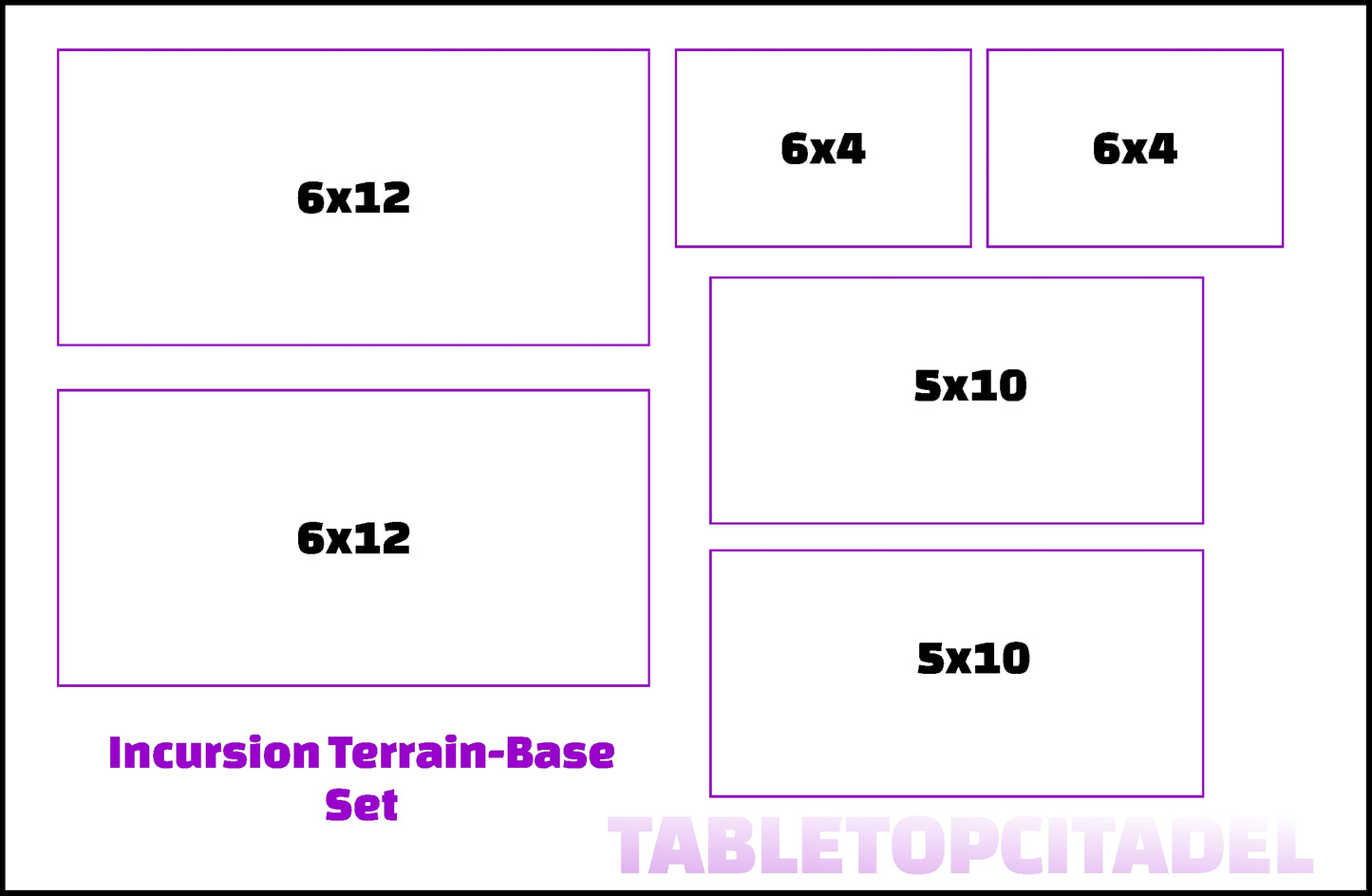 Terrain Base Set 10th Edition 40k