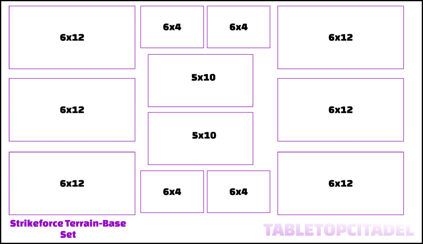 Terrain Base Set 10th Edition 40k